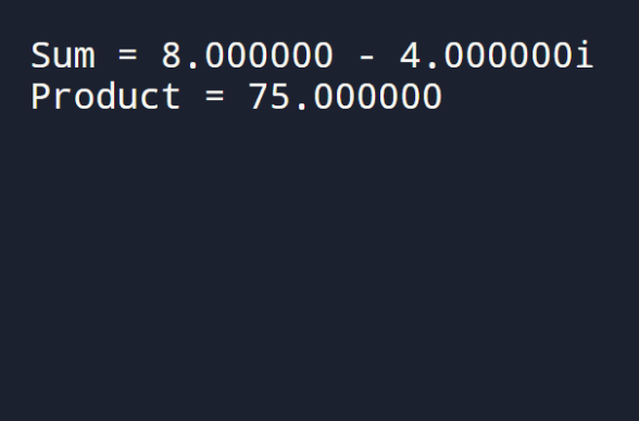 Complex Number Calculator