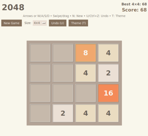 2048 Game