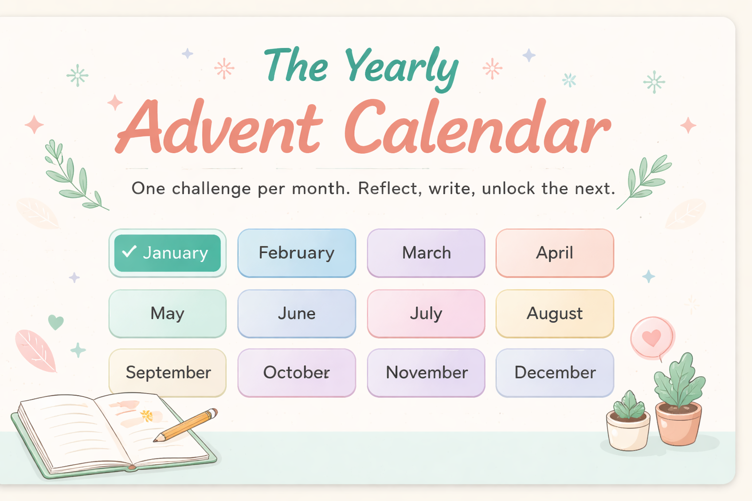 2026 Yearly Advent Calendar